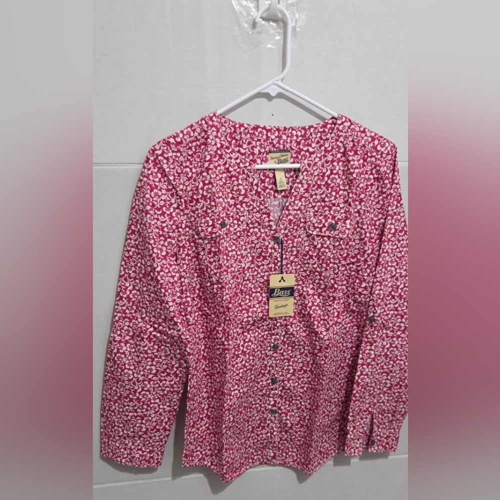 Bass HERITAGE COLLECTION Ladies Top  Floral Size S